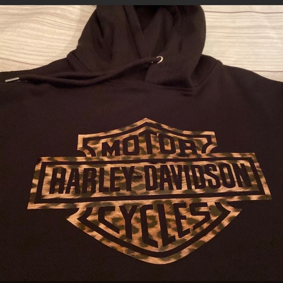 Harley-Davidson Leopard Hoodies - Picture 2 of 7